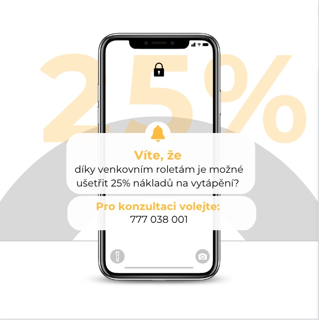 Chcete ušetřit v zimě? Venkovní stínění pomůže snížit náklady