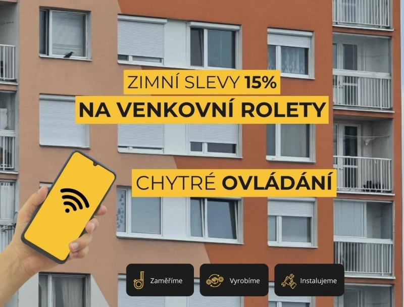 Zimní sleva na stínění – úspora energií pro váš domov