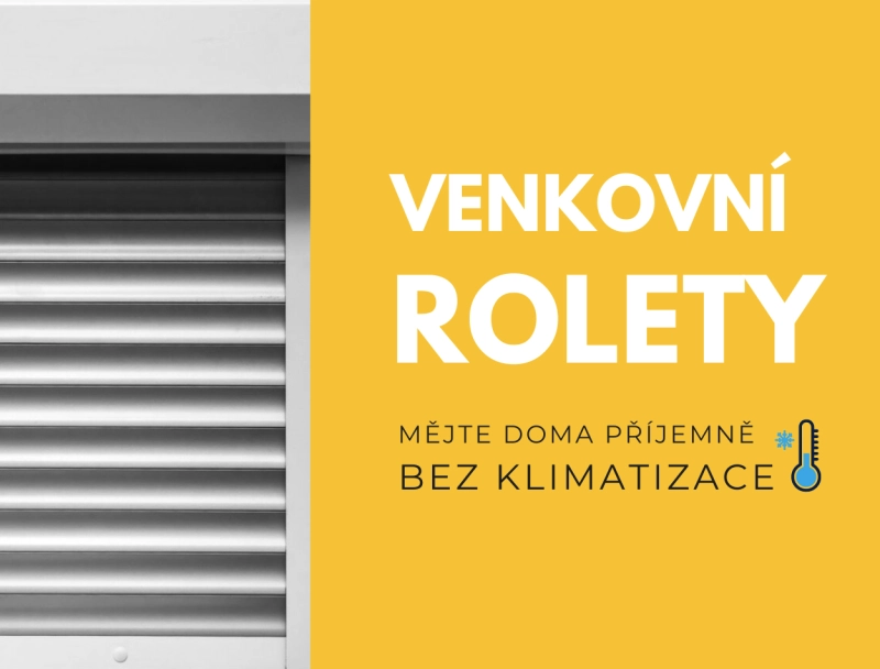 Venkovní rolety – rychlé dodání a profesionální montáž